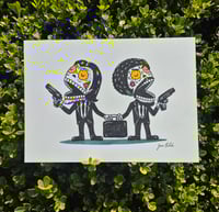 Image 3 of Pulp Fiction Calaveras Original Artwork