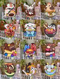 Image 1 of Elemental Creatures Vinyl Stickers