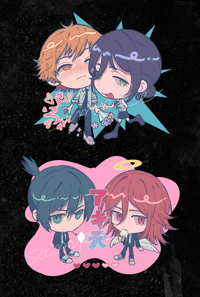 Image 1 of chainsaw man charms