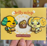 Image 2 of Biskit Enamel Pin