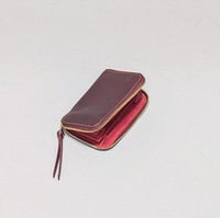Image 2 of ZIPPER WALLET - DARK BURGUNDY