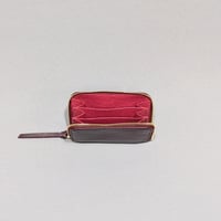 Image 4 of ZIPPER WALLET - DARK BURGUNDY