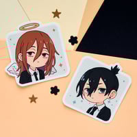 Image 2 of STICKERS -  Angel & Aki (Chainsaw Man)