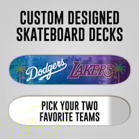 Image 2 of Dual Team Skateboard Decks