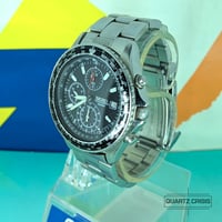 Image 4 of 2014 Seiko Flightmaster SND253 Black Pilot's Quartz Chronograph (7t92-0CF0)