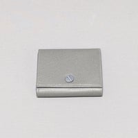 Image 1 of TRIFOLD WALLET w/ SNAP – GREY w/ EXOTIC ACCENTS