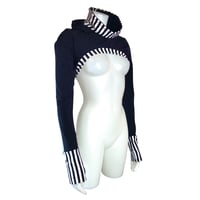 Image 3 of Balaclava Hooded Shrug (Femme-Cut)