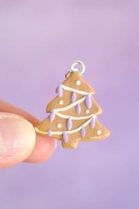 Image 1 of Christmas Tree Gingerbread Cookie Charm