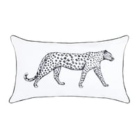 Cushion Black Leopard