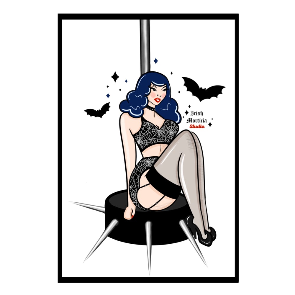 Image of ‘Blue Bettie’ A4 print
