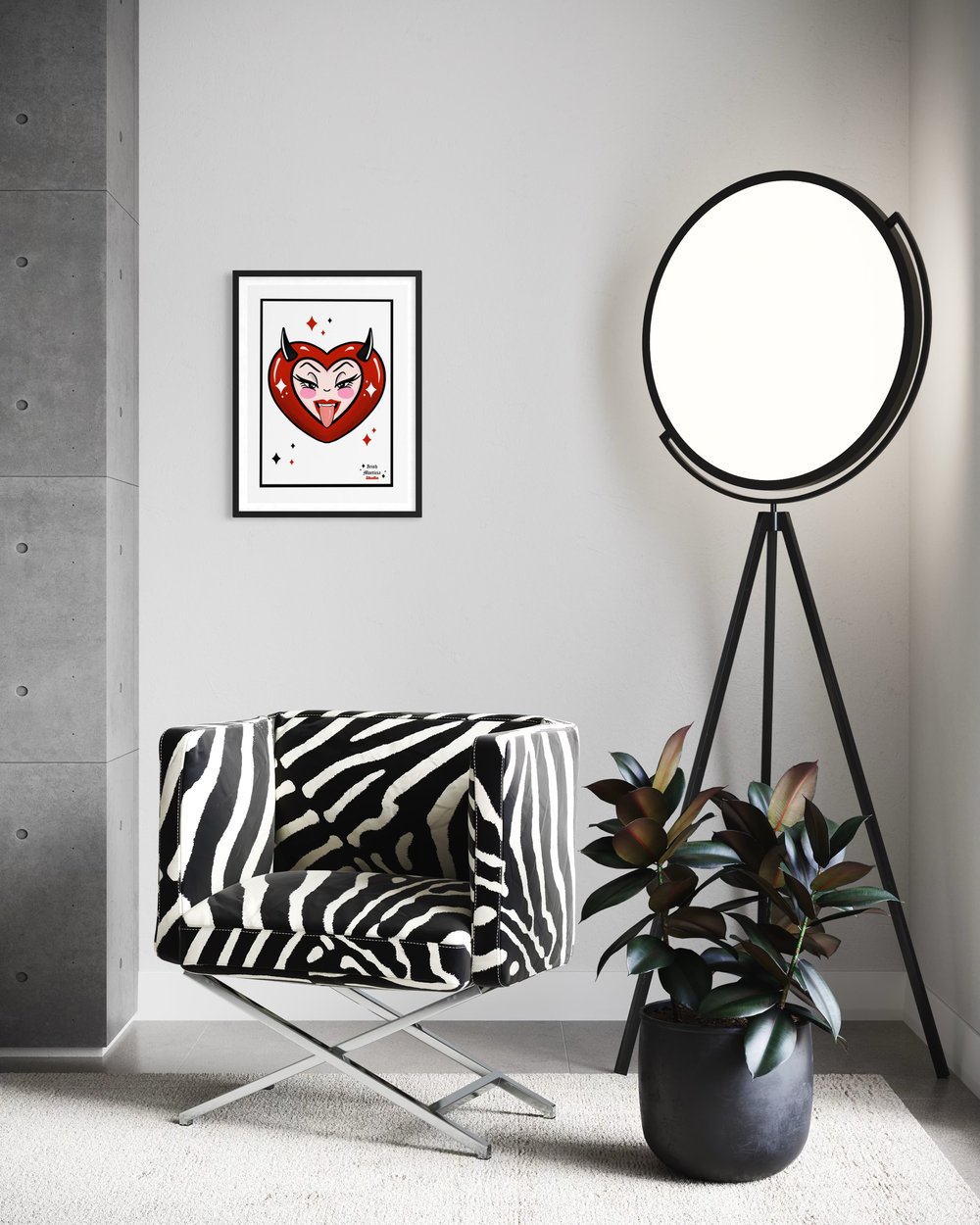 Image of ‘Devil in disguise’ A4 print