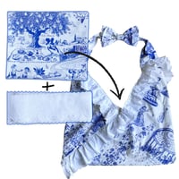 Image 1 of DIY Ruffled Tote Kit <small>(fabric + lace included)</small>