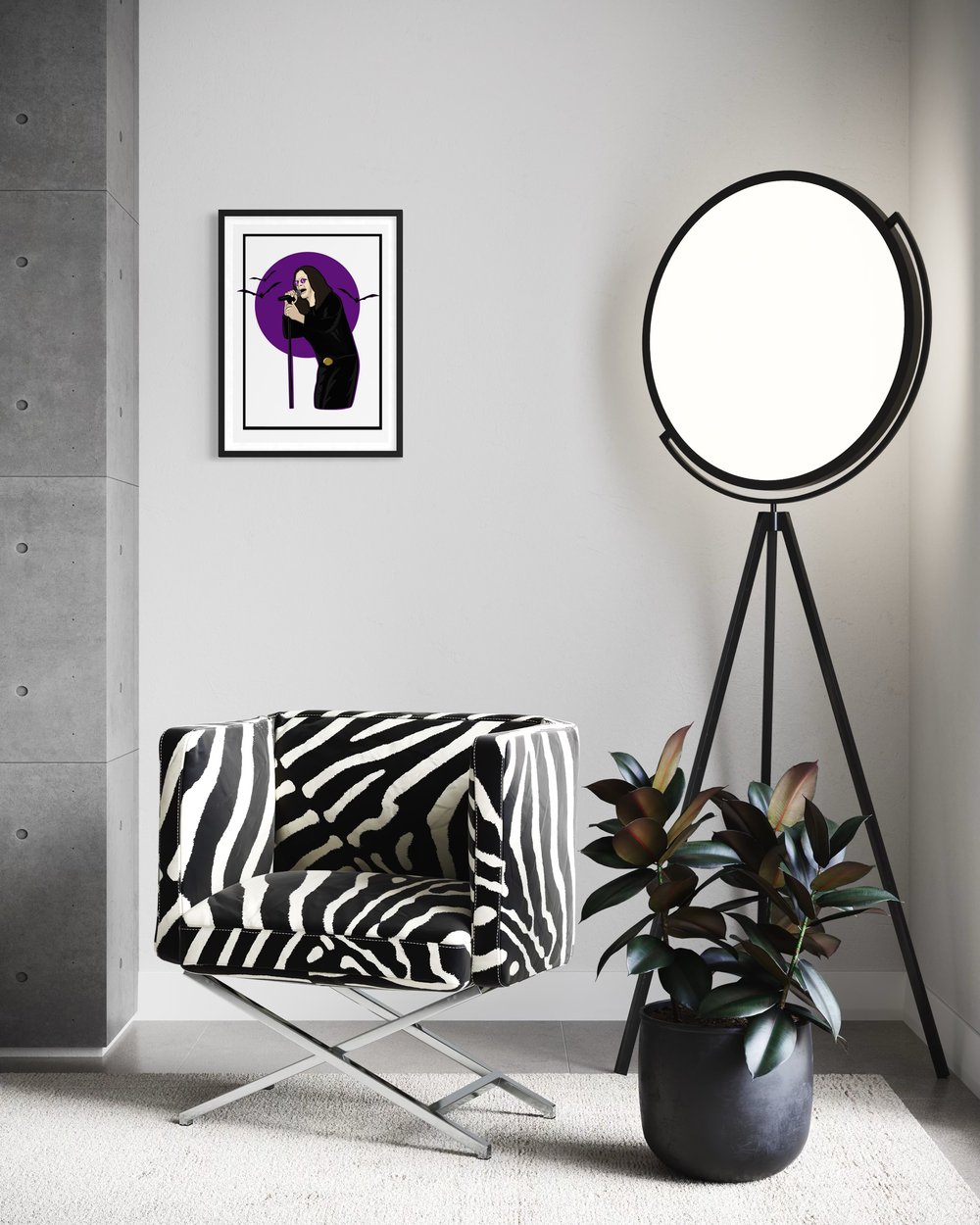 Image of Prince of Darkness A4 print