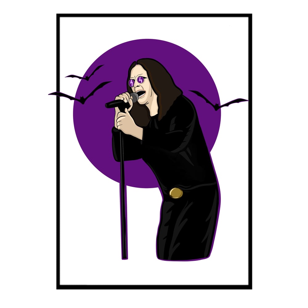 Image of Prince of Darkness A4 print