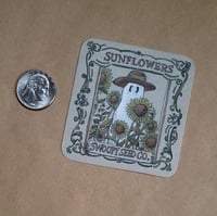 Image 2 of Vinyl Sticker--Swoopy Seed Co. Sunflowers