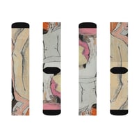 Image 2 of Beeillustrates - Illustrated Crew Socks