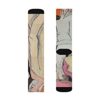 Image 3 of Beeillustrates - Illustrated Crew Socks