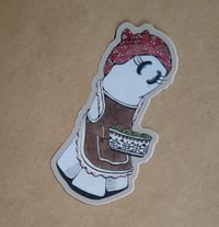 Image 1 of Vinyl Sticker--Paprika Ghost with Cabbage Rolls