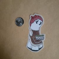 Image 2 of Vinyl Sticker--Paprika Ghost with Cabbage Rolls
