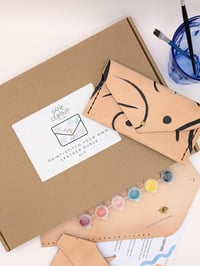 Image 1 of Paint & Stitch Leather Purse Kit