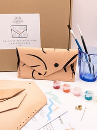 Image 2 of Paint & Stitch Leather Purse Kit