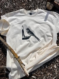 Image 1 of Scrub Jay linocut T-shirt