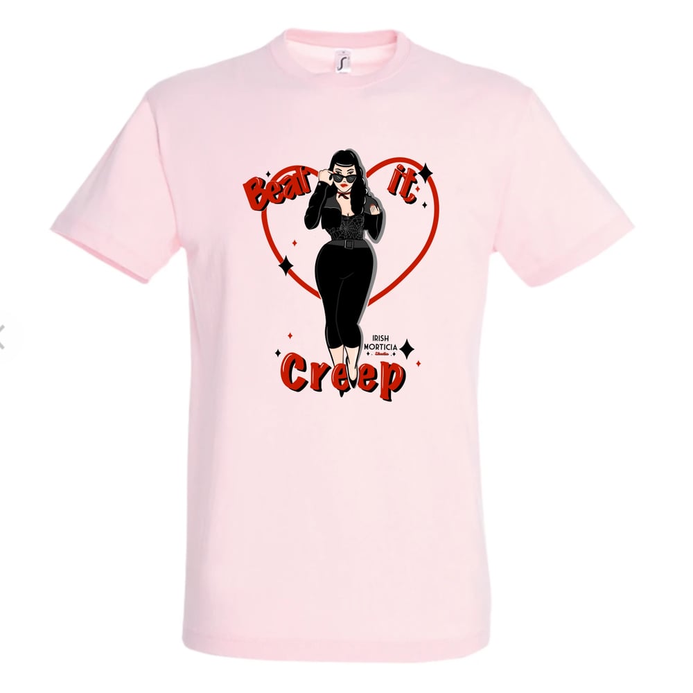 Image of ‘Beat it, creep’ plain T-shirt