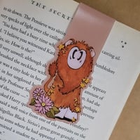 Image 2 of Magnetic Bookmark--Swoopy Ghost as Leo Zodiac