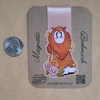 Image 3 of Magnetic Bookmark--Swoopy Ghost as Leo Zodiac
