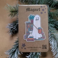 Image 1 of Vinyl Magnet--Swoopy Ghost's Home Library