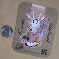 Image 3 of Magnetic Bookmark--Swoopy Ghost as Capricorn Zodiac