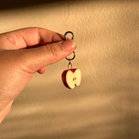 Image 2 of apple half charm