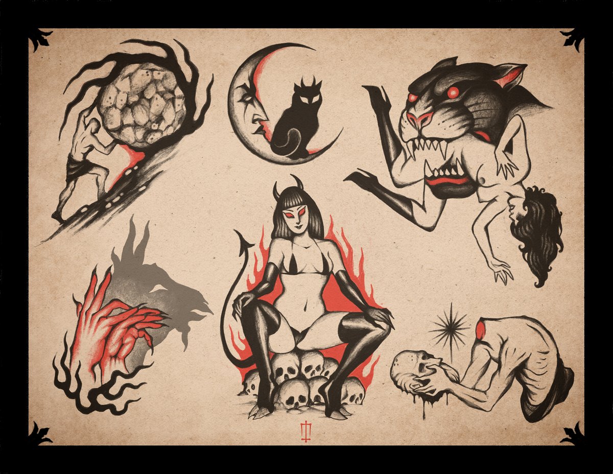 Image of Black and Red