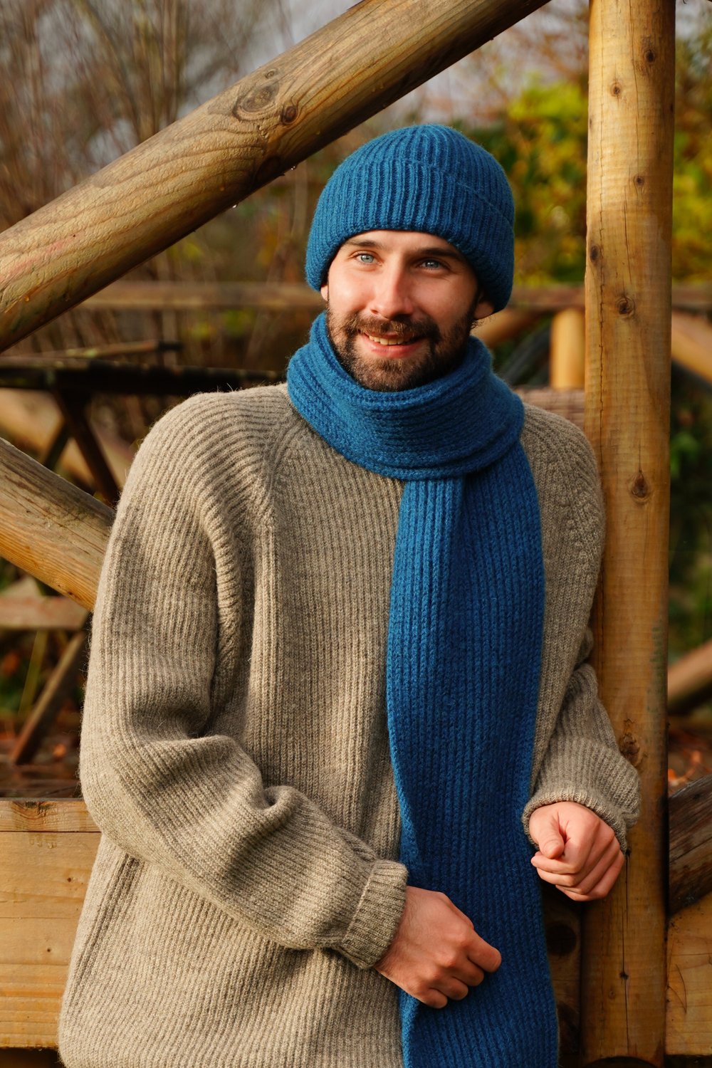 Image of Izzy Lane Men's Sweater - Natural Grey