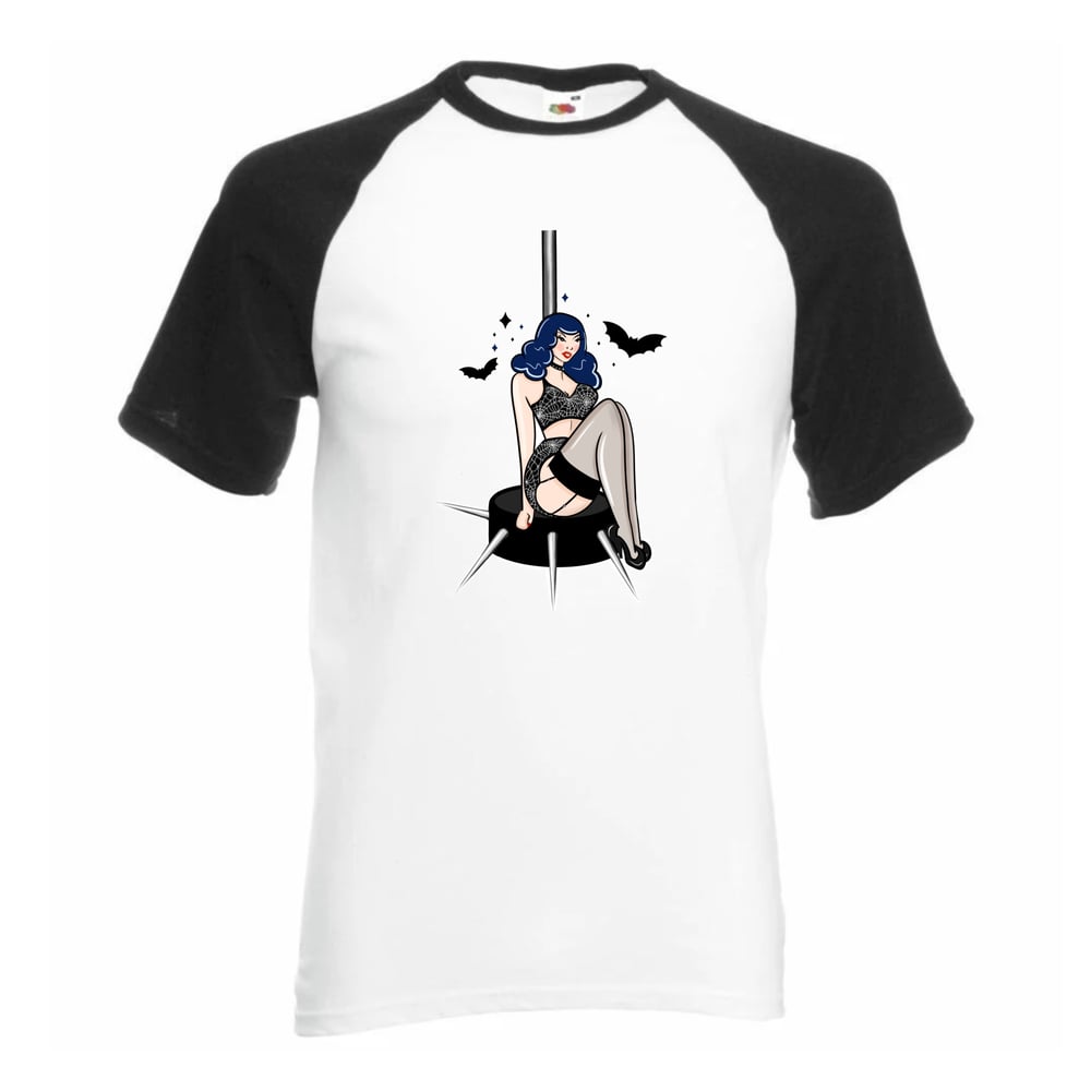Image of ‘Blue bettie’ raglan tshirt