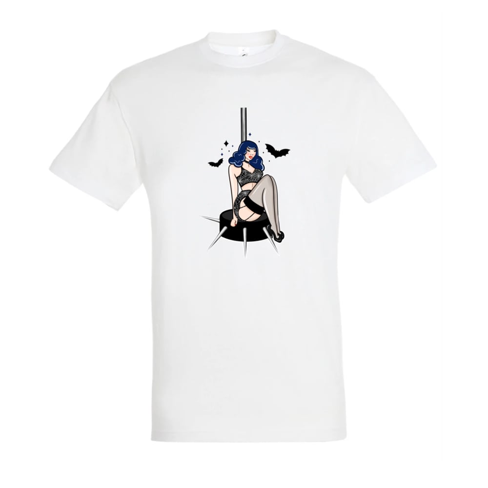 Image of ‘Blue Bettie’ plain tshirt