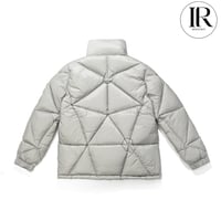 Image 2 of Moncler Ice Grey Quilted Puffer Jacket