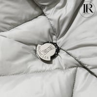 Image 6 of Moncler Ice Grey Quilted Puffer Jacket
