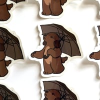 Image 2 of Rainy Day Clear Sticker