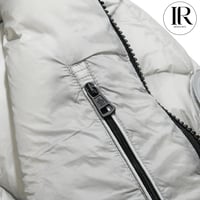 Image 8 of Moncler Ice Grey Quilted Puffer Jacket