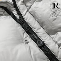 Image 9 of Moncler Ice Grey Quilted Puffer Jacket