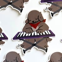 Image 3 of Keyboard Player Sticker