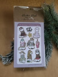 Paper Sticker Sheet--Ms. Swoopy's Fashion Aesthetics