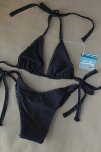 Image 2 of ♲ Basic Black - Custom Bikini Material - Any size