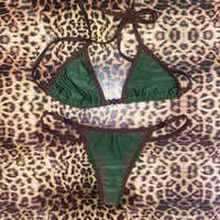 Image 1 of * ੈ♡‧₊ medium t-back g bottoms & small regular cup