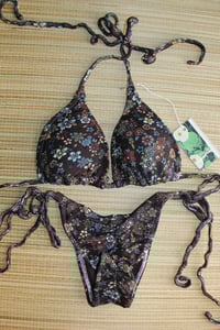 Image 3 of ♲ Midnight Bikini Set - L Top / XS Bottom 