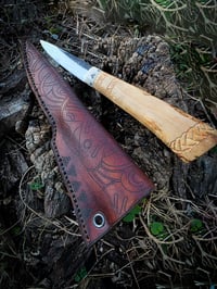 Image 1 of Rope knot belt knife