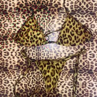 Image 1 of * ੈ♡‧₊ small t-back g bottoms & medium regular cup✩