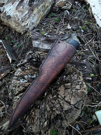 Image 2 of Bog oak viking belt knife