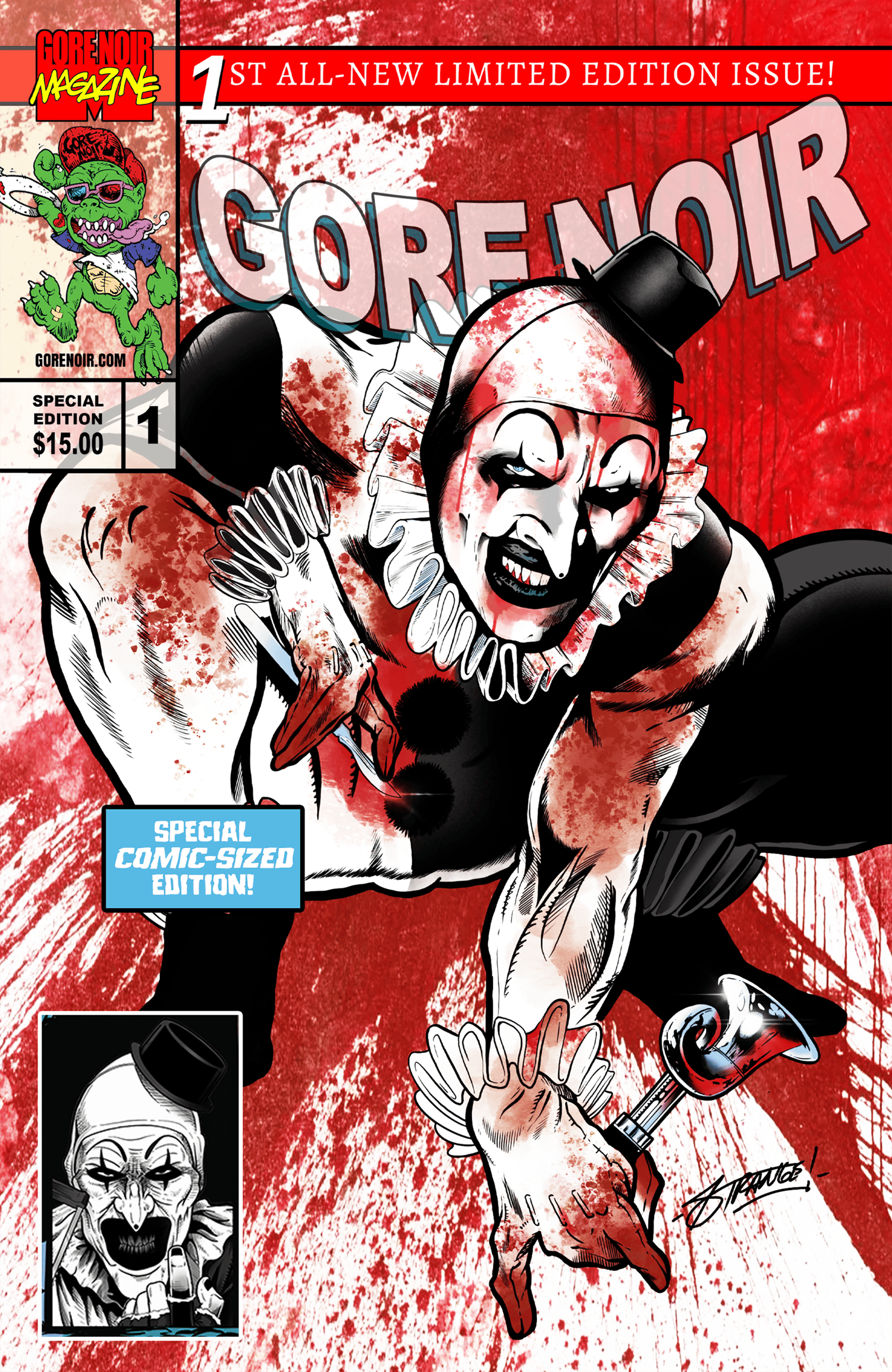 Image of Terrifier Spidey Tribute Comic Sized Magazine PRESALE